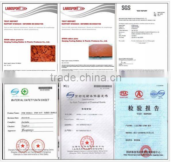 Rubber Flooring Tiles For Kids Playground And Gym Room (FL-A-72803)