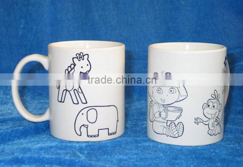 11oz Stoneware Drawing Mug for Premiums