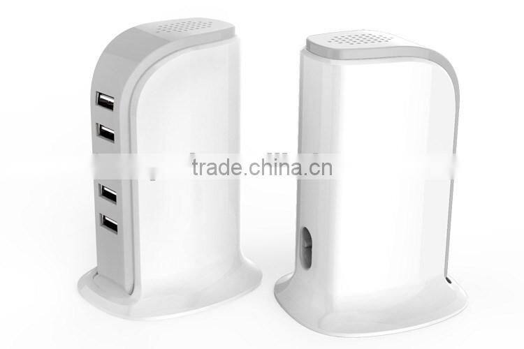 Wholesale High Quality 4 Ports 6A Multi USB Wall Charger For Cellphone and Pad