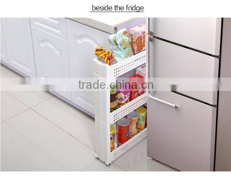 Plastic commodity shelf for storage