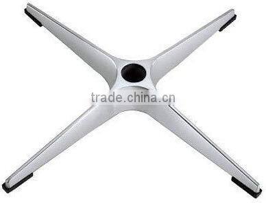 bw high quality aluminum alloy four star chair base/4-star aluminum chair base /swivel chair base for recliner in furniture leg