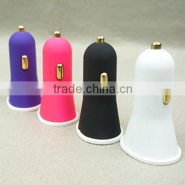 shenzhen factory high quality colorful dual usb car charger