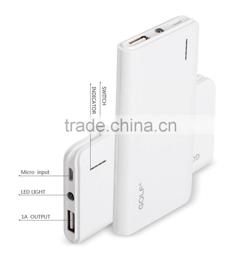 Mosaic Finishing design Power Bank 4000mAh Capacity with Lithium ion Battery For USB charging