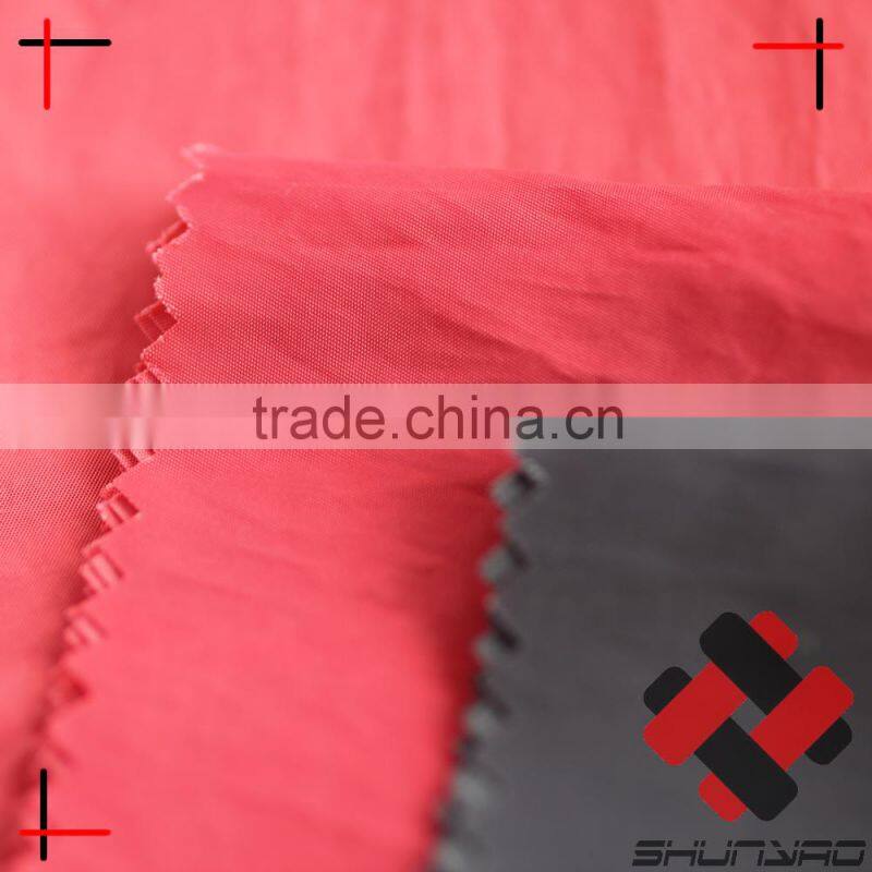 430T twill Polyester nylon blend fabric polyamide pongee crepe for coat winter jacket