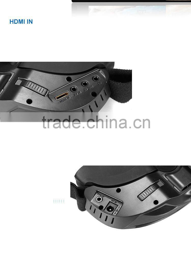 Flysight SPX02 5.8GHz FPV Video Wireless RX w/ headset&front camera compared with FatShark Attitude V2 Video Goggles