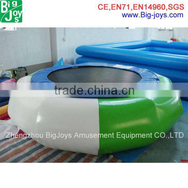 mini water trampoline, water park equipments,outdoor inflatable trampoline