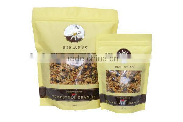 zip lock bags with bottom gusset