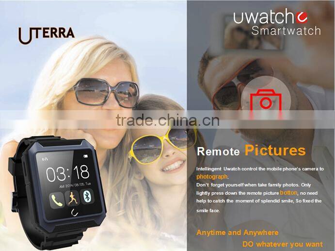 2015 new IP68 Waterproof/Dustproof/Shockproof U Watch U TERRAWatches Bluetooth Smartwatch