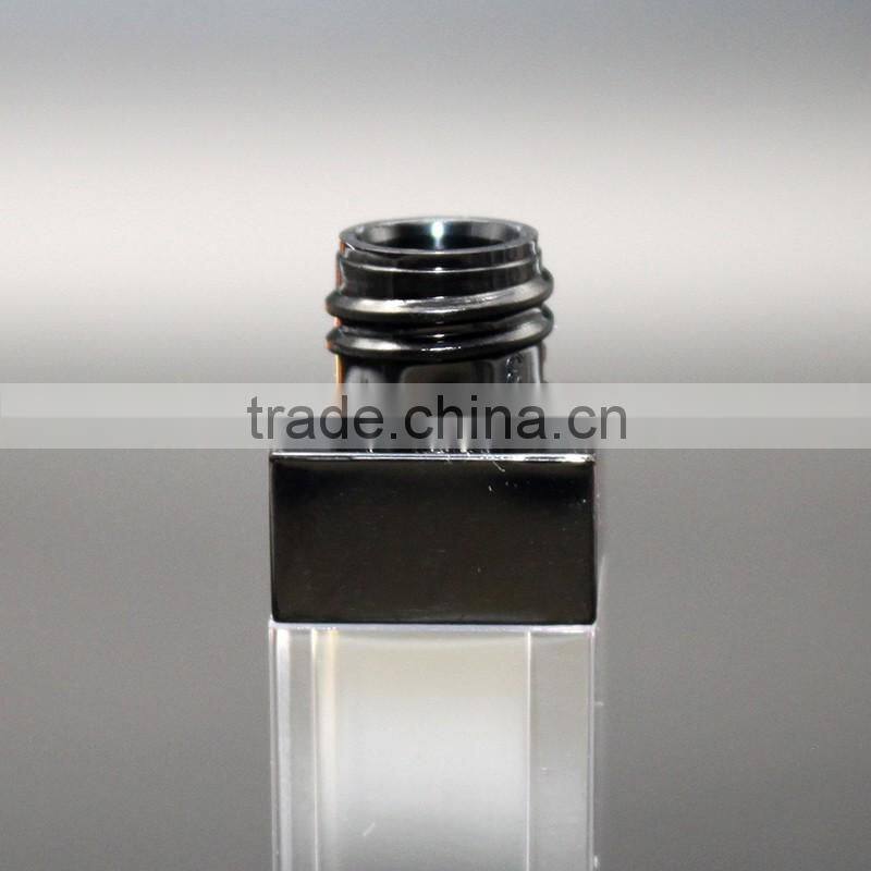 7ml empty square shape lip gloss container for make up use