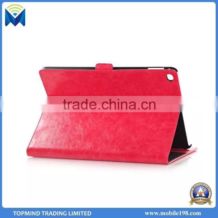 High Quality Folio Leather Case for iPad Pro, Magnetic Buckle Back Case Cover for iPad Pro