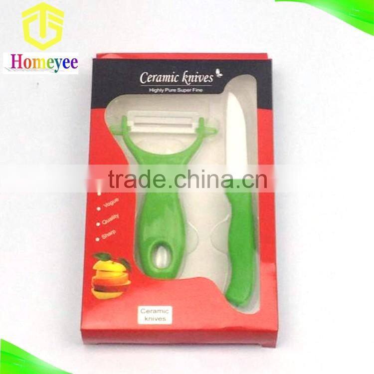 Wholesale 4 "imitation ceramic fruit knife peeler