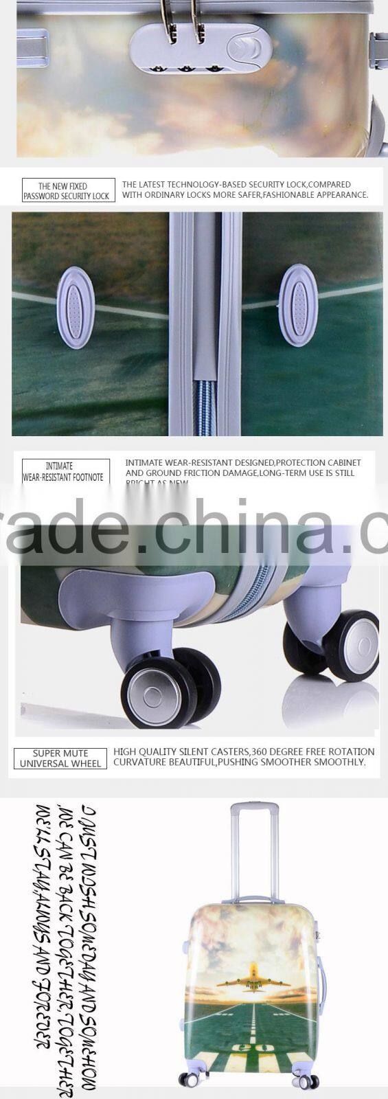 abs/pc decent trolley cases suitcase luggage