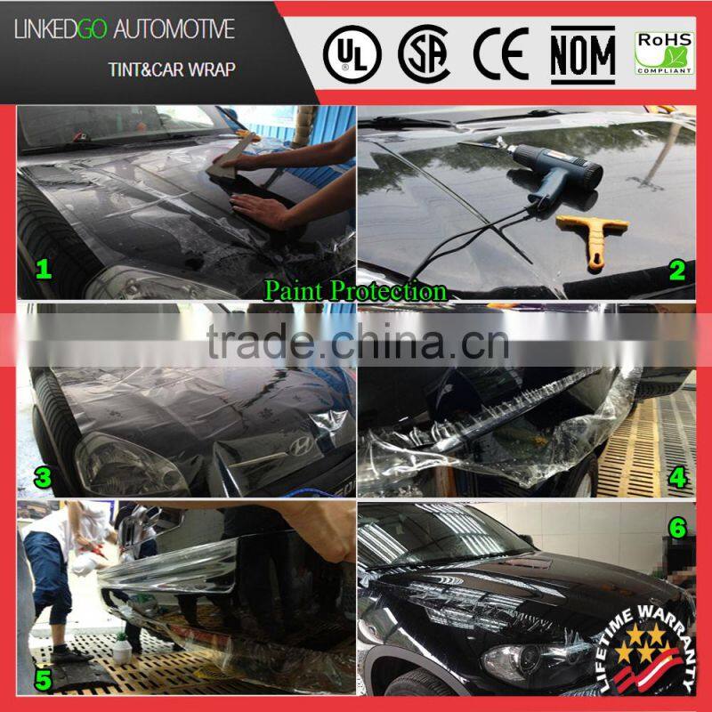 Top quality Car vinyl wrap 1.52*15M transparent best paint protection