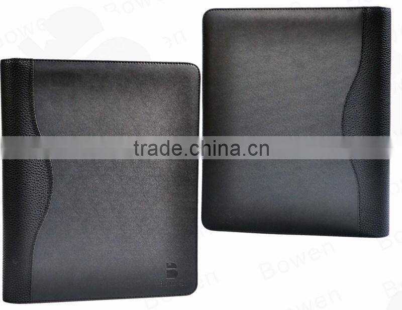 Zipper folder with 2 ring binders, business portfolio, music folder