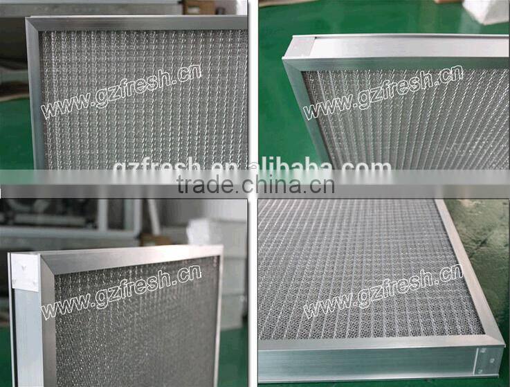 G2 Metal mesh pannel filter used in High temperature ventilation systems(Manufacturer)