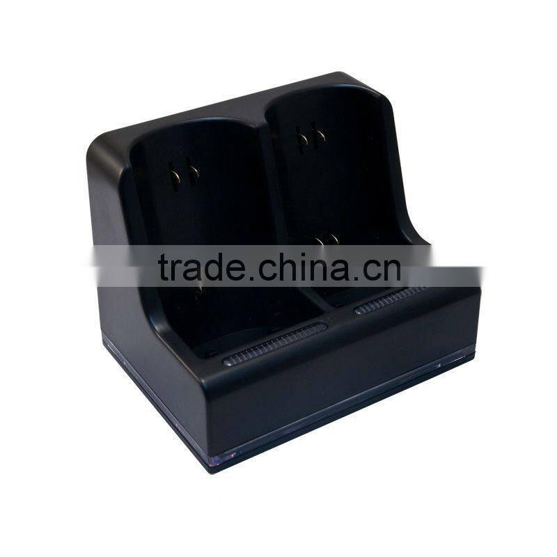 Dual remote battery charger for wii motion plus