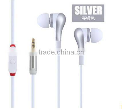 MP3 MP4 player High Quality Cheap Earphone With MIC