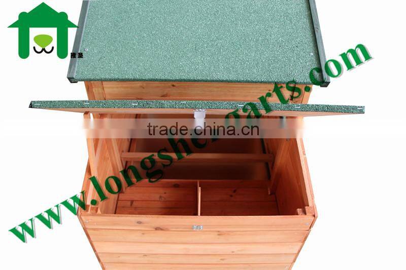 Wooden chicken coop hen house