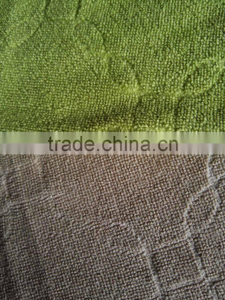 warp knitted printed cleaning cloth