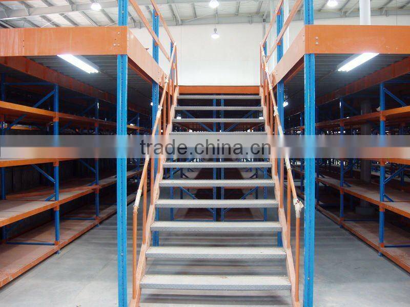 industrial warehouse storage multi-tier racking and shelving