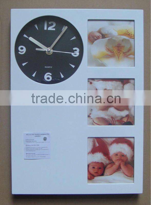 2015 new style photo frame wall clock