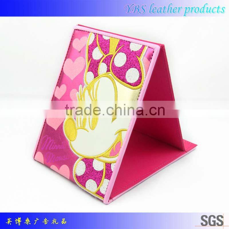Factory direct hot new products for 2015 wall mirror frame leather