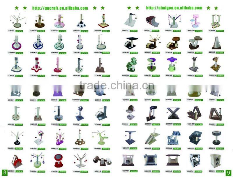 QQPET Factory Direct Wholesale Sisal Cat Tree Condo Sisal Cat Trees
