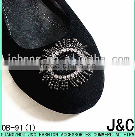 2016 square shaped crystal stone shoe ornament shoe buckle shoe trim