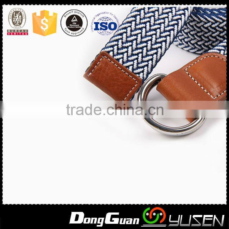 Skyblue Custom Wholesale High Stretch Men Fabric Elastic Belt