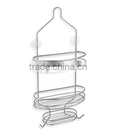 high quality bathroom hanging 3 tiers Shower Caddy and corner pole caddy