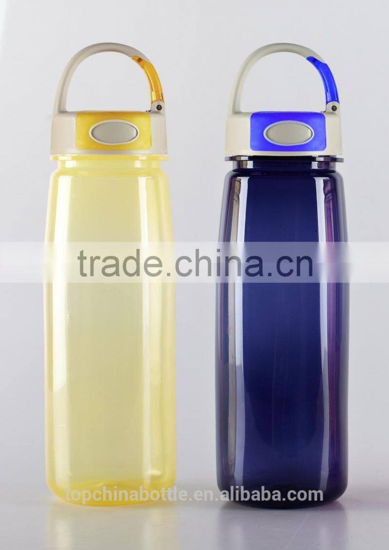 colorful and light 750ml promotional gift and travelling PP water bottle