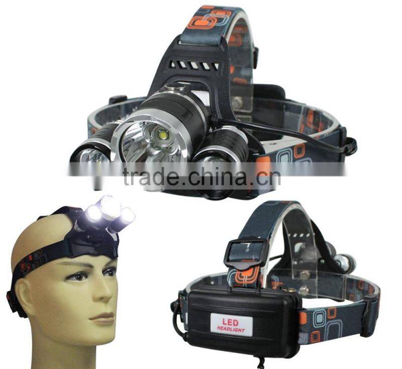 30W 5000 Lumens 3x XM-L T6 LED Head Torch / Headlamp Waterproof