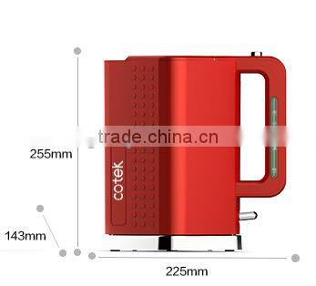 Kitchen appliance of 2 stage opening system kettle 2200watts 1.7L CE GS CB EMC ROHS LFGB approved