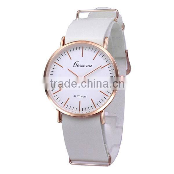 Top Quality Mixed Color Siamese Leather Watch Design