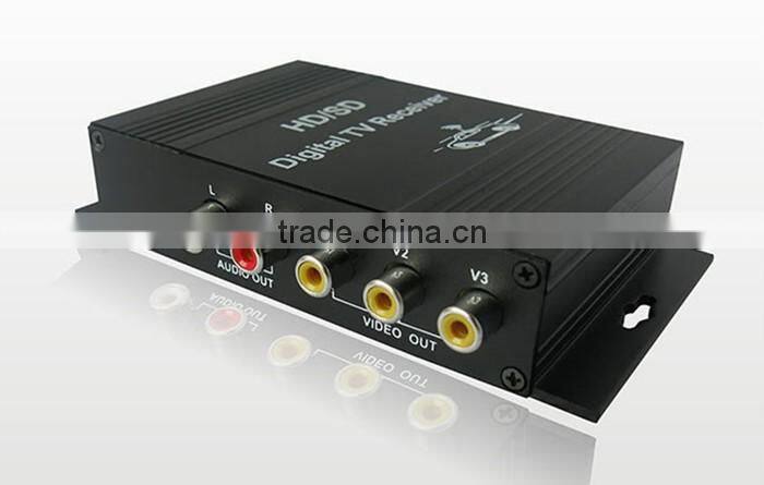 Digital Car Tuner Four way Single Antenna M-288X TV Tuner ISDB-T Brazil ( One seg ) Digital TV Receiver for South America