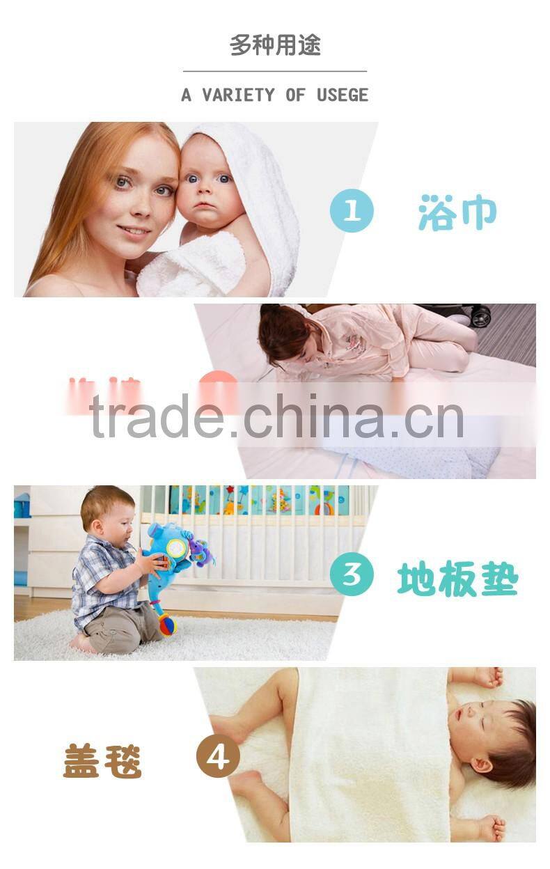 2016 new style knitted blanket baby 2 colors 3 layers gauze cotton baby blanket