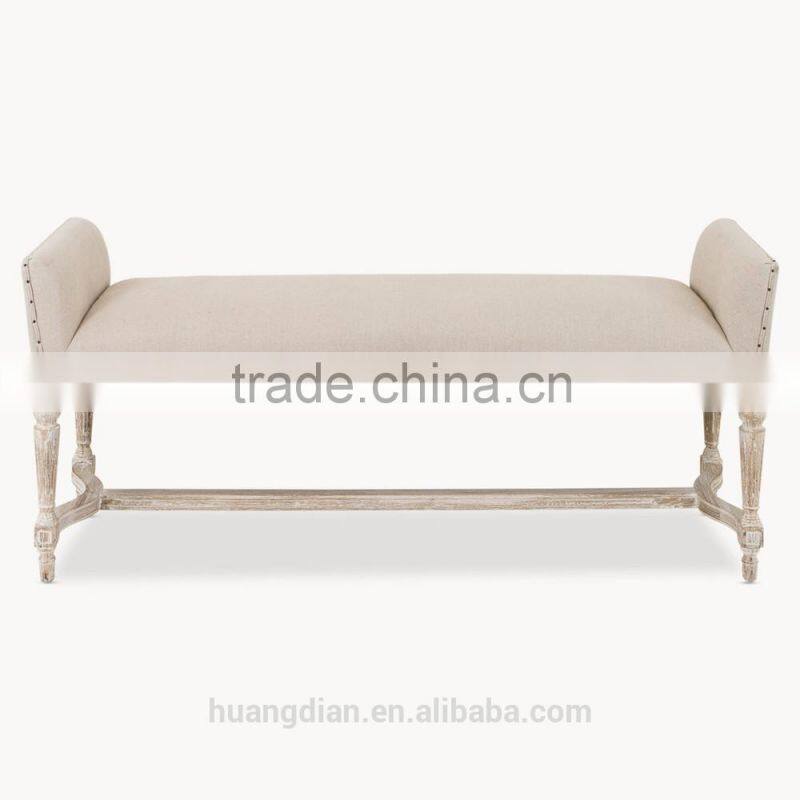 Marlborough Upholstered Bench ottoman modern furniture