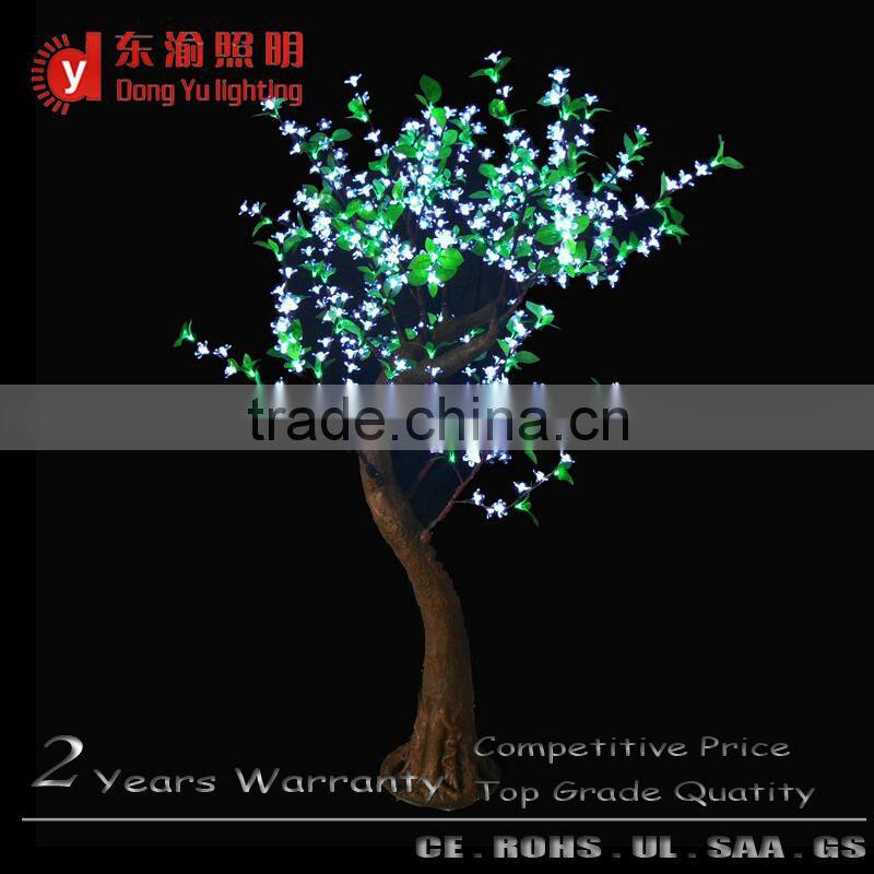 outdoor decoration cherry blossom christmas tree white flower decor tree light