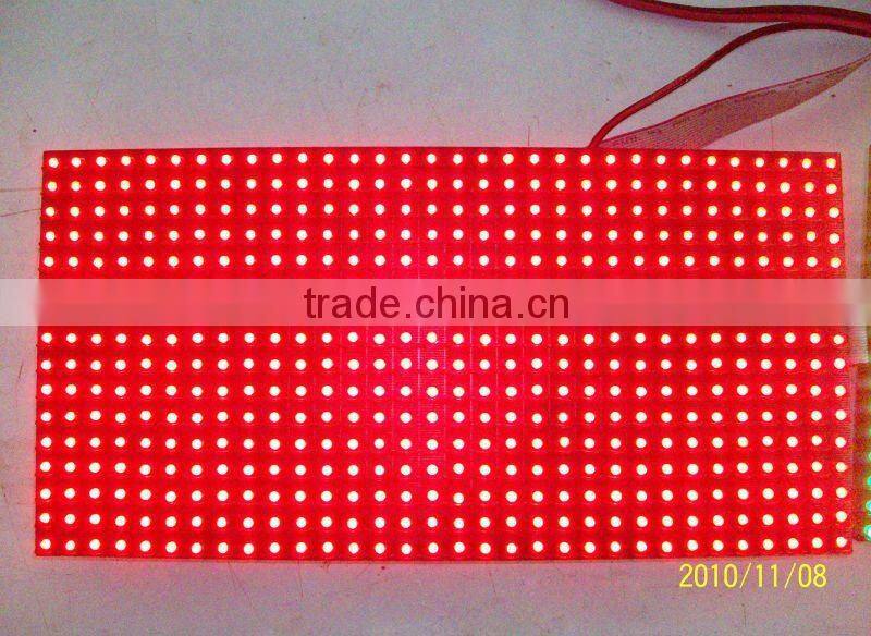 Text message LED and graphic display function P10 red color led boards for signs
