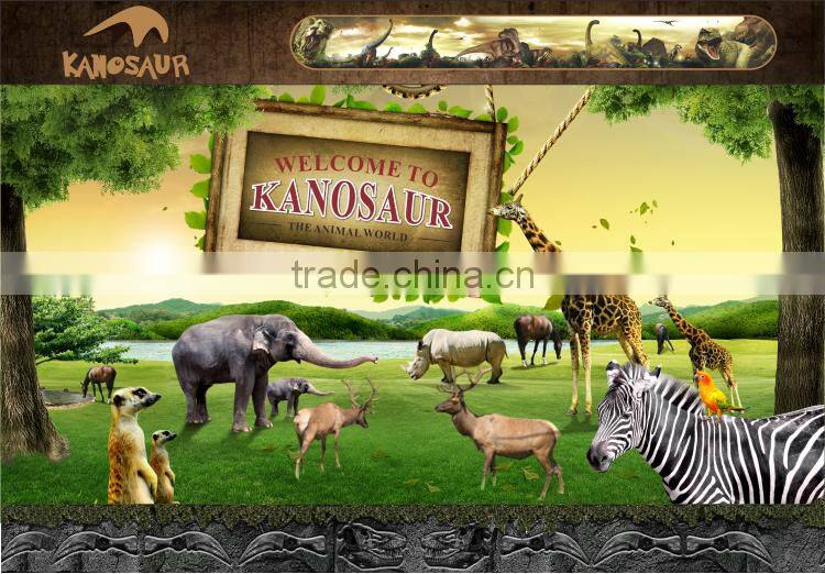 KANO0535 Attractive Animated Fiberglass Animated Cartoon Character Statue