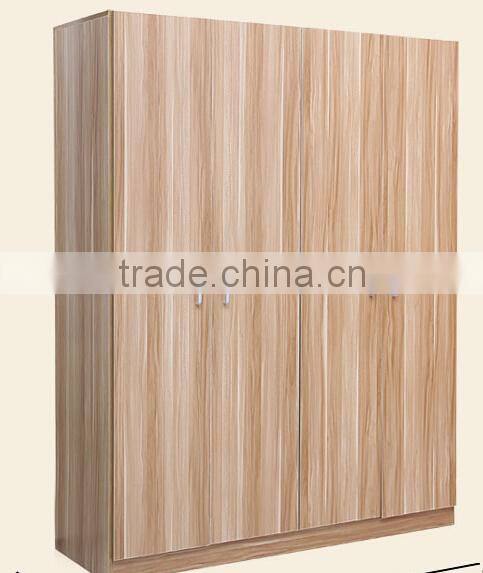 Wholesale cheap 4 door modern bedroom wardrobe