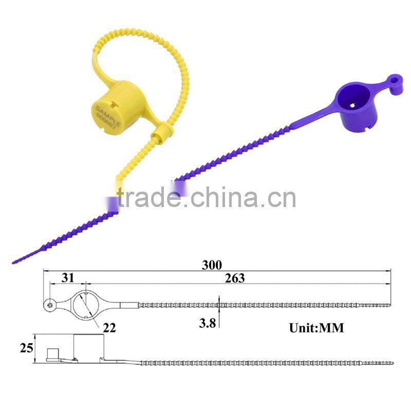 Plastic Security One TIme Use Lock Seal for Oil Tanks DP-300LCH