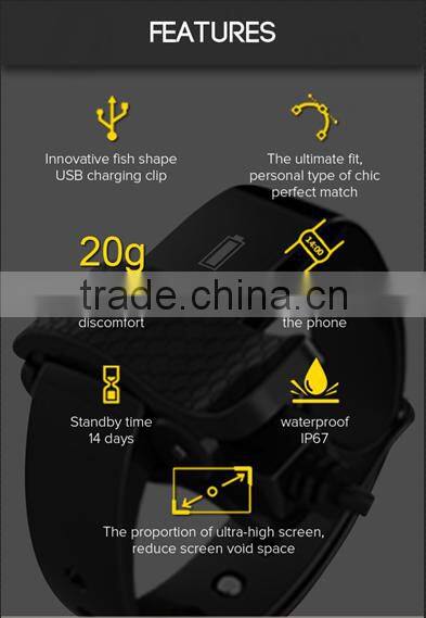 2016 Bluetooth 4.0 Bracelet, fitness smart activity tracker, motion detection