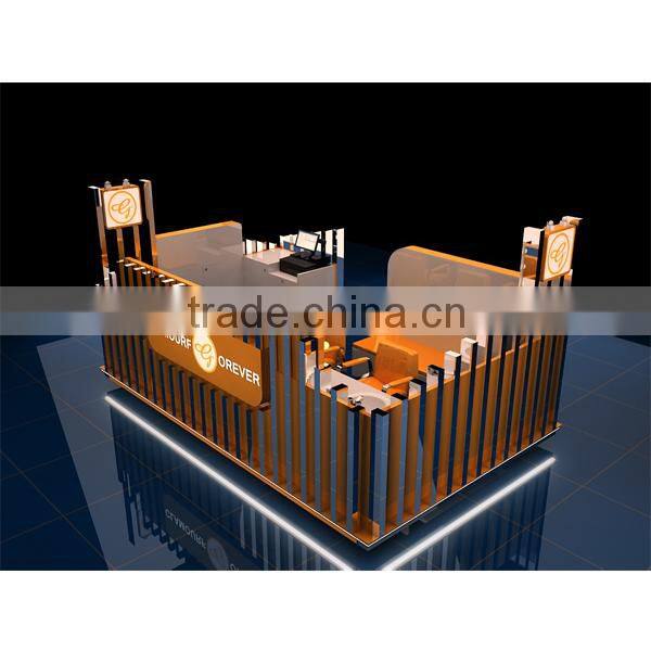 Custom Made Mall Eyebrow Threading Kiosk For Sale