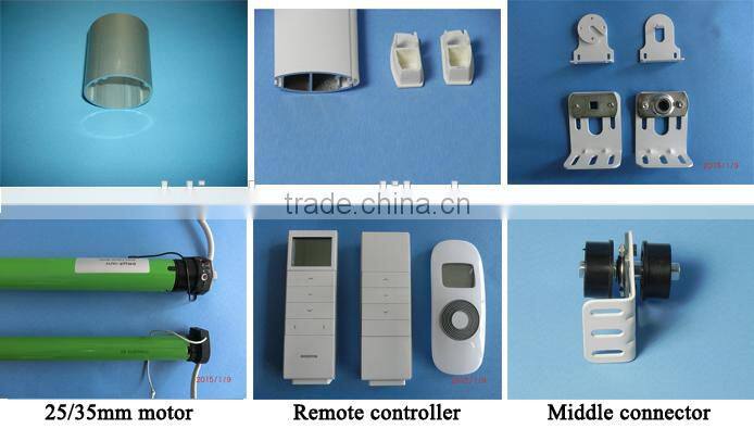 Electric Blackout Roller Blinds With Remote Controller