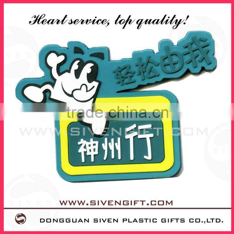 High Quality 3d pvc pretty girl fridge magnet