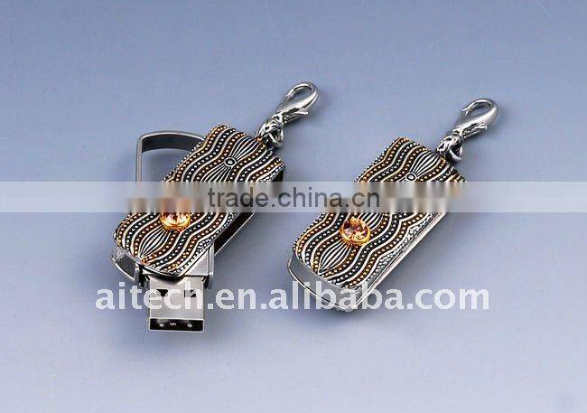 2014 Hot sale!! Swivel metal usb flash drive, usb flash drive wholesale