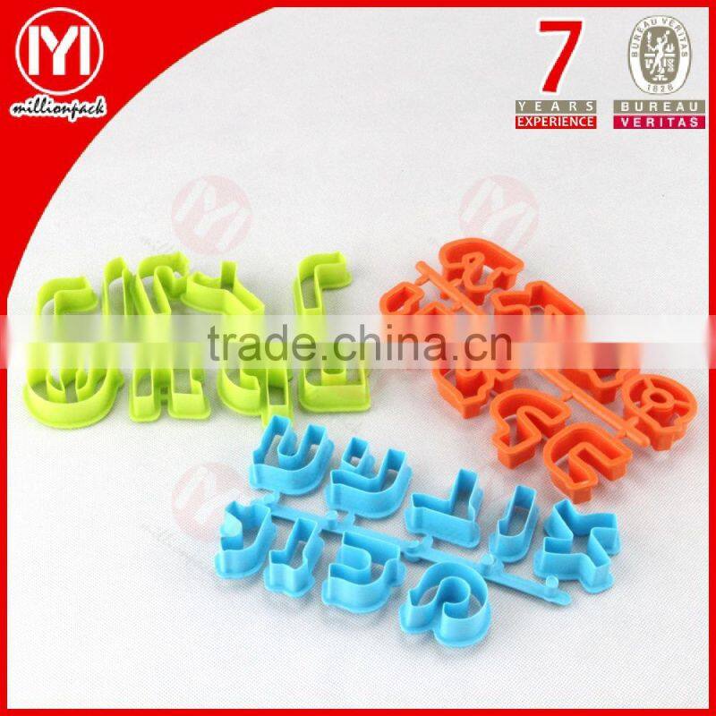 Letters shape Plastic Cookie Cutter/Moulds