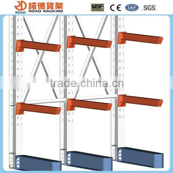Industrial cantilever rack metal bars storage rack