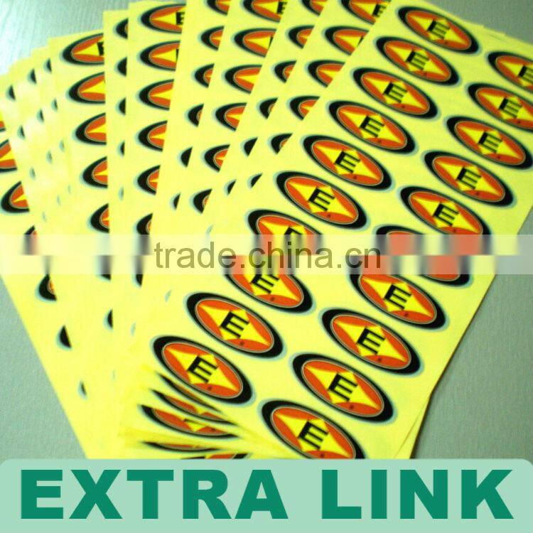 Colorful Paper Label Sticker Printing/Clear Pvc Sticker/Promotion Sticker Printed With Custom Logo
